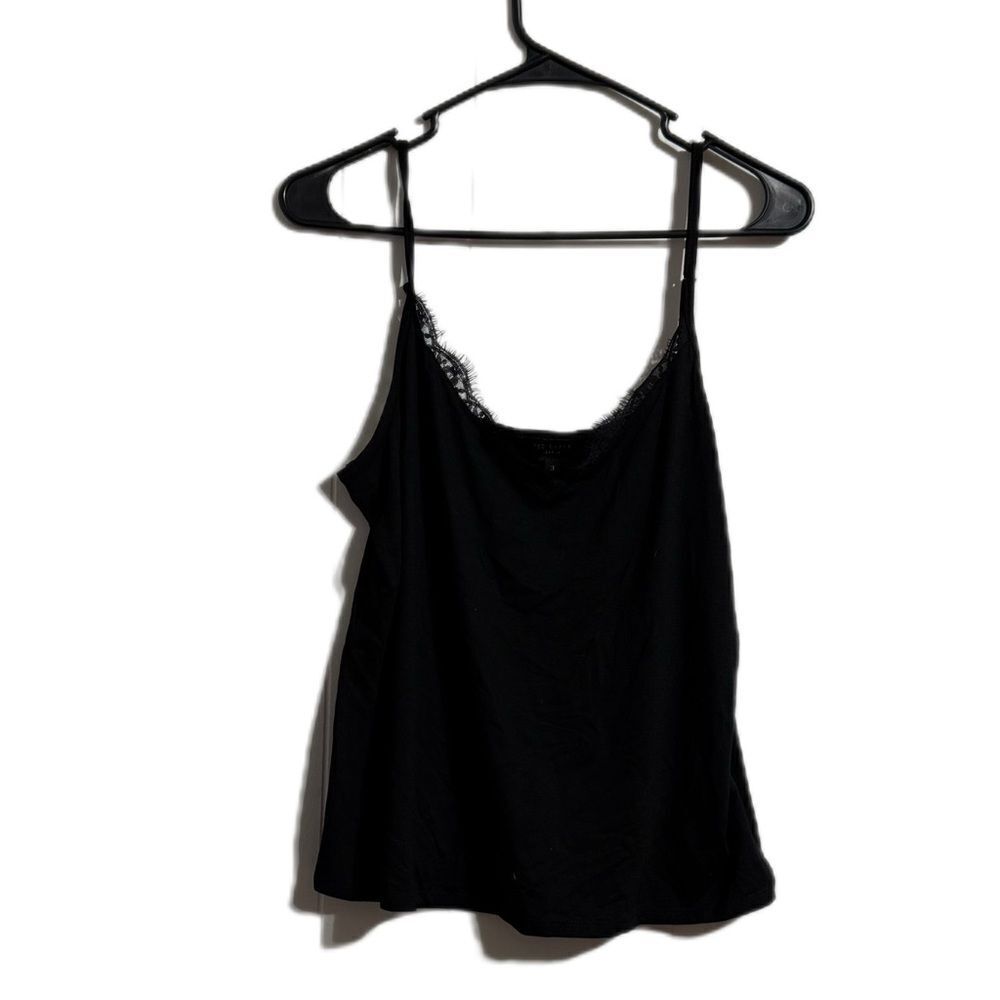 Ted Baker Black Camisole Top with Spaghetti‎ Straps and Scoop Neck